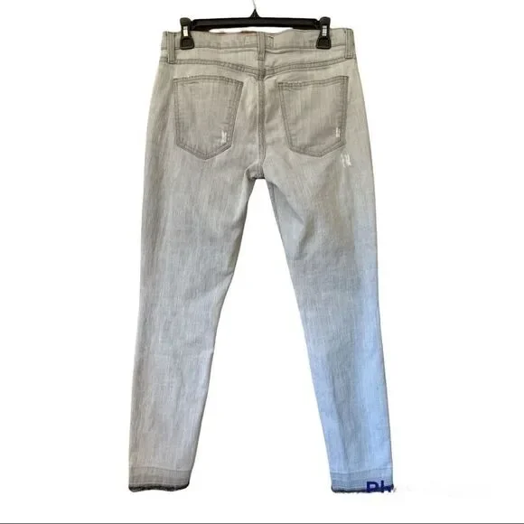 Current/Elliott The Stiletto Dillon Released Hem Jean Gray Size 28 - Picture 7 of 15